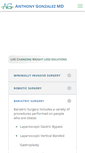 Mobile Screenshot of anthonygonzalezmd.com